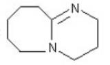 1,8-Diazabicyclo[5,4,0] undec-7-ene (DBU) Structure