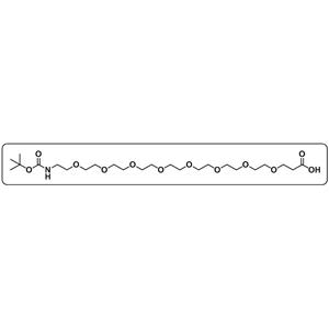 t-Boc-N-amido-PEG8-acid