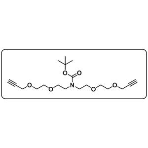 N-Boc-N-bis(PEG2-propargyl)