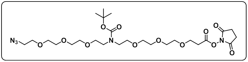 N-(Azido-PEG3)-N-Boc-PEG3-NHS ester