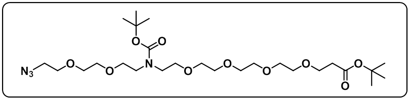 N-(Azido-PEG2)-N-Boc-PEG4-t-butyl ester
