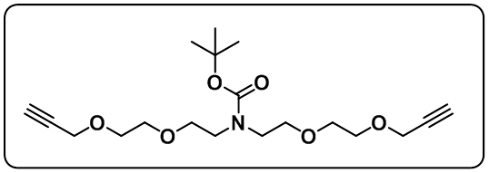N-Boc-N-bis(PEG2-propargyl)