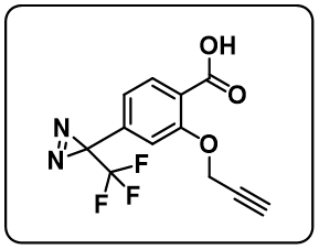 4-CF3-Diazirine-2-Prop-2-yn-1-yloxy-benzoic acid