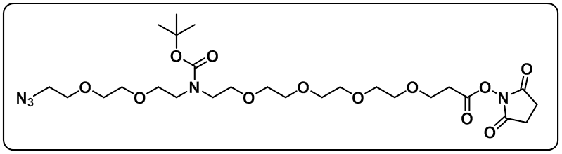 N-(Azido-PEG2)-N-Boc-PEG4-NHS ester