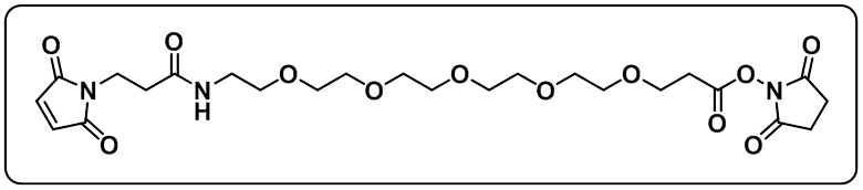 Mal-amido-PEG5-NHS