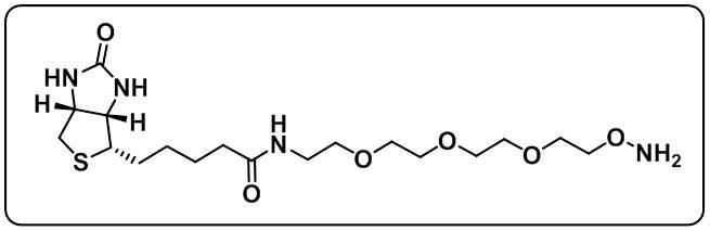 Biotin-PEG3-oxyamine HCl salt