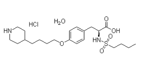 N-(Butylsulfonyl)-O-(4-(4-piperidinyl)butyl)-L-tyrosine monohydrochloride monohydrate