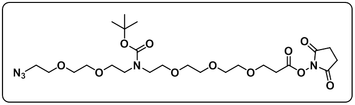 N-(Azido-PEG2)-N-Boc-PEG3-NHS ester