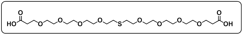 Acid-PEG4-S-PEG4-acid