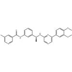 	3-Pyridinecarboxamide, N-[3-[(1S)-1-[[6-(3,4-dimethoxyphenyl)-2-pyrazinyl]amino]ethyl]phenyl]-5-methyl- pictures