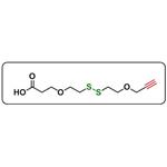 Propargyl-PEG1-SS-PEG1-acid