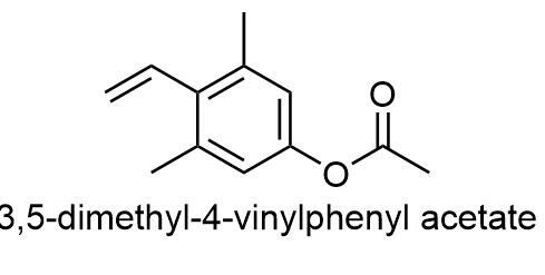 3,5-dimethyl-4-vinylphenyl acetate