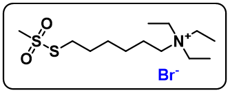 MTS-TEAH [6-(Triethylammonium)hexyl methanethiosulfonate bromide]