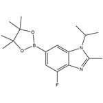 1H-BenziMidazole, 4-fluoro-2-Methyl-1-(1-Methylethyl)-6-(4,4,5,5-tetraMethyl-1,3,2-dioxaborolan-2-yl)- pictures