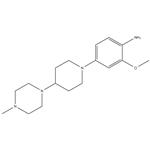 	2-Methoxy-4-[4-(4-methylpiperazin-1-yl)piperidin-1-yl]aniline