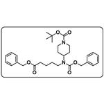 4-[[5-Oxo-5-(phenylmethoxy)pentyl][(phenylmethoxy)carbonyl]amino]-1-piperidinecarboxylic Acid t-Butyl Ester pictures
