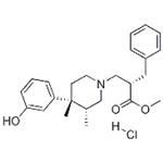(S)-2-(((3R,4R)-4-(3-Hydroxyphenyl)-3,4-dimethylpiperidin-1-yl)methyl)-3-phenylpropanoic acid methyl ester hydrochloride