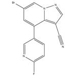 	6-Bromo-4-(6-fluoro-3-pyridinyl)-pyrazolo[1,5-a]pyridine-3-carbonitrile pictures