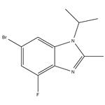 	6-Bromo-4-fluoro-1-isopropyl-2-methyl-1H-benzo[d]imidazole