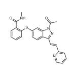 (E)-2-((1-Acetyl-3-(2-(Pyridin-2-Yl)Vinyl)-1H-Indazol-6-Yl)Thio)-N-Methylbenzamide