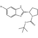 S-1-Pyrrolidinecarboxylic acid, 2-(6-bromo-1H-benzimidazol-2-yl)-, 1,1-dimethyleth pictures