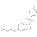 	tert-butyl 5-tosyl-5H-pyrrolo[2,3-b]pyrazin-2-ylcarbamate