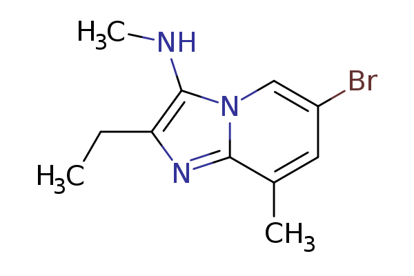 6-bromo-2-ethyl-N,8-dimethylimidazo[1,2-a]pyridin-3-amine