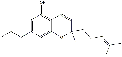(+)-2-Methyl-2-(4-methyl-3-pentenyl)-7-propyl-2H-1-benzopyran-5-ol