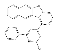 2-Benzo[b]naphtho[2,3-d]furan-1-yl-4-chloro-6-phenyl-1,3,5-triazine
