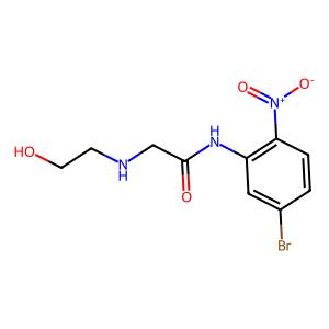 N-(5-bromo-2-nitrophenyl)-2-((2-hydroxyethyl)amino)acetamide