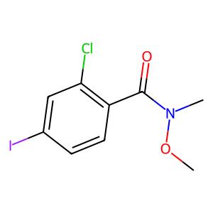2-chloro-4-iodo-N-methoxy-N-methylbenzamide