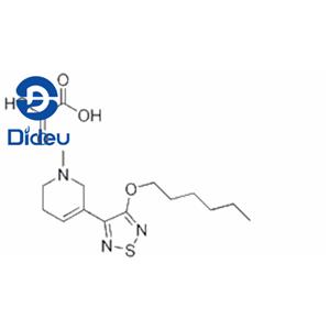 3-[4-(Hexyloxy)-1,2,5-thiadiazol-3-yl]-1,2,5,6-tetrahydro-1-methylpyridineoxalate