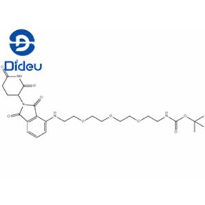 5,8,11-Trioxa-2-azatridecanoic acid, 13-[[2-(2,6-dioxo-3-piperidinyl)-2,3-dihydro-1,3-dioxo-1H-isoindol-4-yl]amino]-, 1,1-dimethylethyl ester