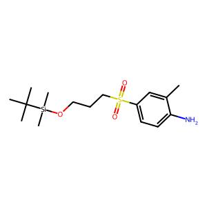 4-((3-((tert-butyldimethylsilyl)oxy)propyl)sulfonyl)-2-methylaniline