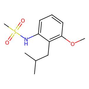 N-(2-isobutyl-3-methoxyphenyl)methanesulfonamide