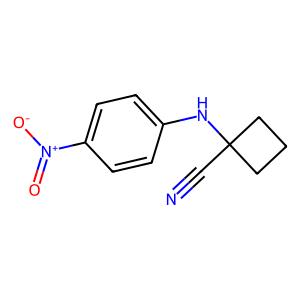 1-((4-nitrophenyl)amino)cyclobutane-1-carbonitrile