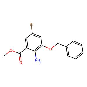 methyl 2-amino-3-(benzyloxy)-5-bromobenzoate