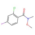 2-chloro-4-iodo-N-methoxy-N-methylbenzamide