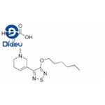 3-[4-(Hexyloxy)-1,2,5-thiadiazol-3-yl]-1,2,5,6-tetrahydro-1-methylpyridineoxalate