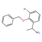 1-(2-(benzyloxy)-3-bromophenyl)ethan-1-amine