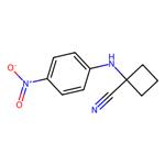 1-((4-nitrophenyl)amino)cyclobutane-1-carbonitrile