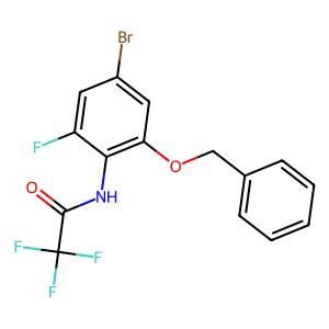 N-(2-(benzyloxy)-4-bromo-6-fluorophenyl)-2,2,2-trifluoroacetamide