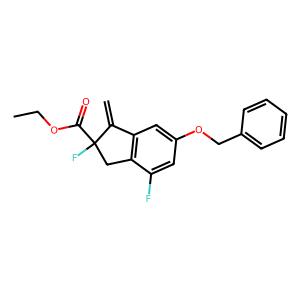 ethyl 6-(benzyloxy)-2,4-difluoro-1-methylene-2,3-dihydro-1H-indene-2-carboxylate