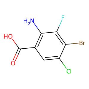 2-amino-4-bromo-5-chloro-3-fluorobenzoic acid