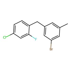 1-(3-bromo-5-methylbenzyl)-4-chloro-2-fluorobenzene