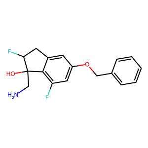 1-(aminomethyl)-5-(benzyloxy)-2,7-difluoro-2,3-dihydro-1H-inden-1-ol