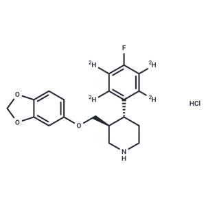 rac-Paroxetine-d4 Hydrochloride