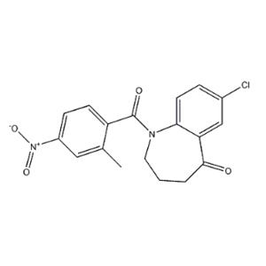 7-Chloro-1,2,3,4-tetrahydro-1-(2-methyl-4-nitrobenzoyl)-5H-1-benzazepin-5-one