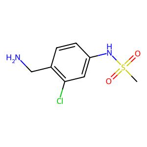 N-(4-(aminomethyl)-3-chlorophenyl)methanesulfonamide