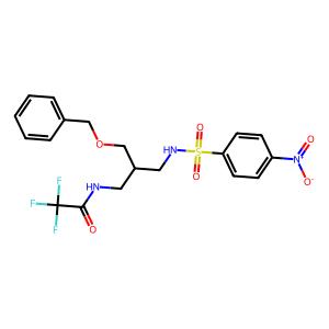 N-(3-(benzyloxy)-2-[(4-nitrobenzenesulfonamido)methyl]propyl)-2,2,2-trifluoroacetamide